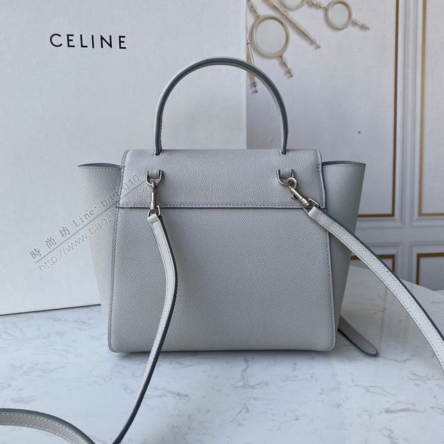 Celine女包 賽琳經典款中號女包 Celine belt bag 掌紋牛皮鯰魚包 189153  slyd2196